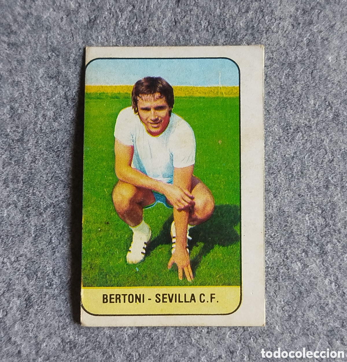 Figurine di Calcio: BERTONI ULTIMOS FICHAJES N&deg; 25 EDICIONES ESTE 78 79 1978 1979 CROMO DESPEGADO FICHAJE SEVILLA