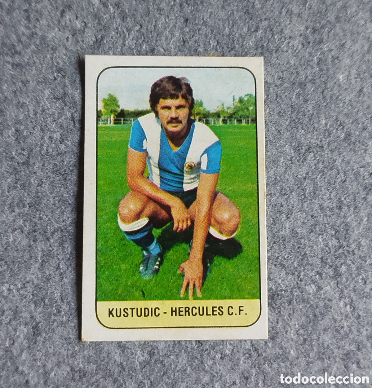 Football Stickers: KUSTUDIC ULTIMOS FICHAJES N&deg; 24 H&Eacute;RCULES EDICIONES ESTE 78 79 1978 1979 CROMO DESPEGADO FICHAJE