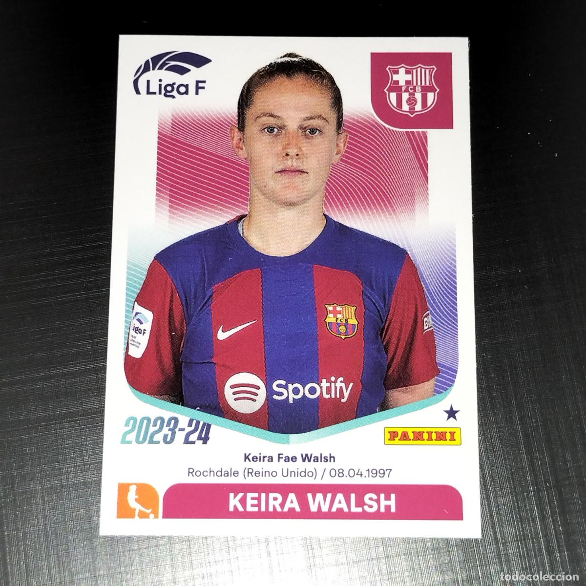 Football Stickers: N&ordm; 54 KEIRA WALSH FC BARCELONA CROMOS LIGA F FEMENINA PANINI 2023 2024 23 24