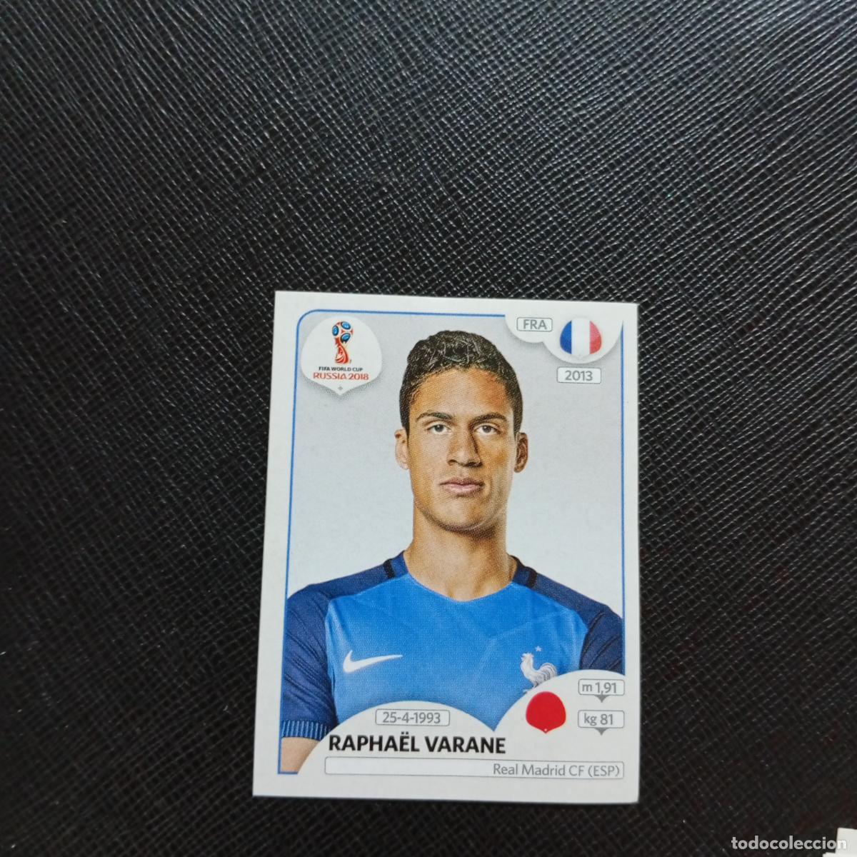 Cromos de f&uacute;tbol: 195 RAPHAEL VARANE FRANCIA PANINI MUNDIAL RUSIA 2018 CROMO FUTBOL 18 - SIN PEGAR - CJ2 ..