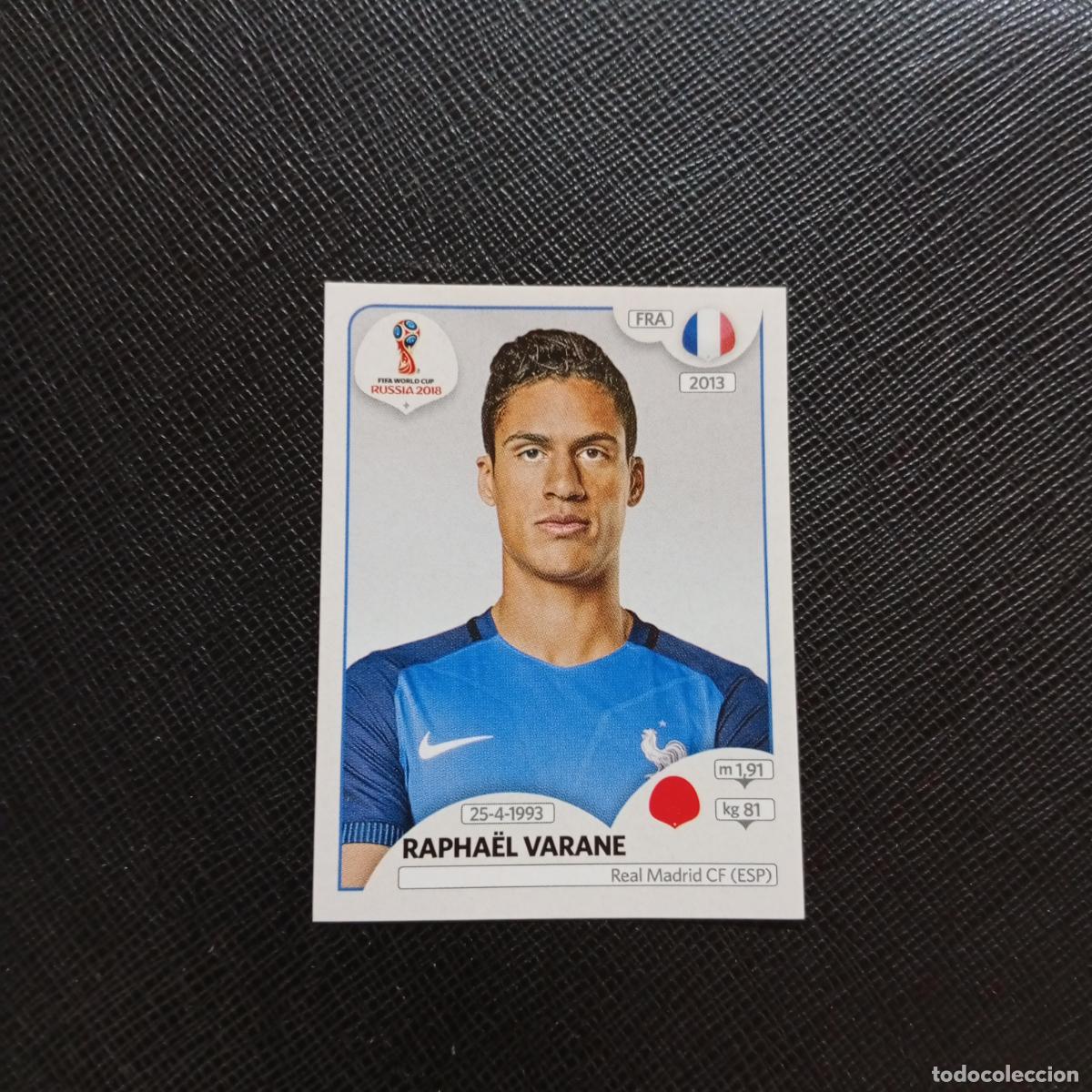Cromos de f&uacute;tbol: 195 RAPHAEL VARANE FRANCIA PANINI MUNDIAL RUSIA 2018 CROMO FUTBOL 18 - SIN PEGAR - CJ2 ...