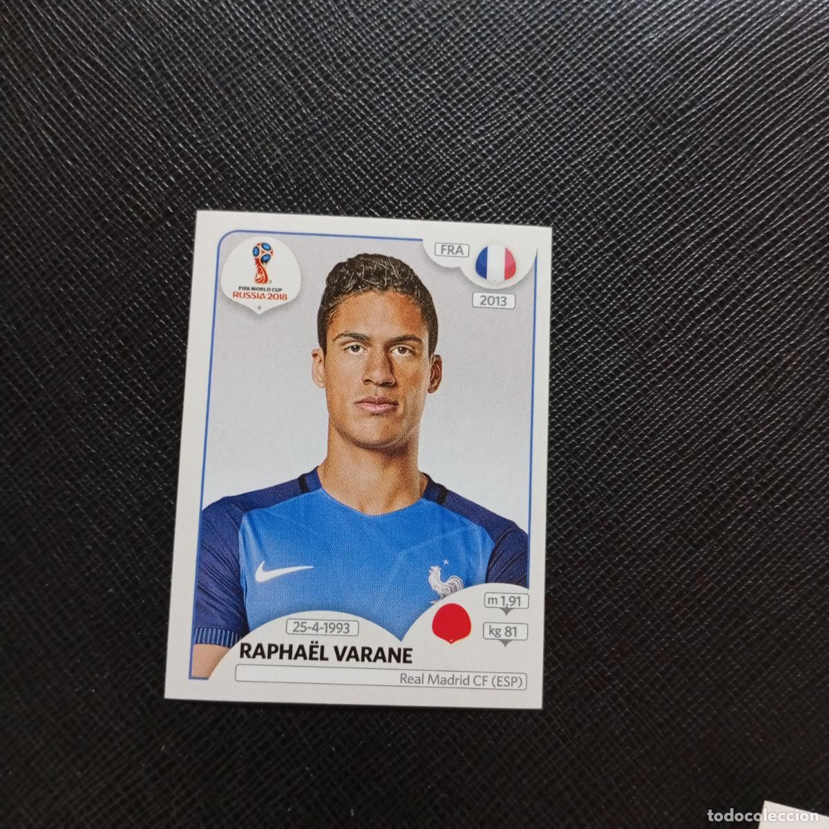 Cromos de f&uacute;tbol: 195 RAPHAEL VARANE FRANCIA PANINI MUNDIAL RUSIA 2018 CROMO FUTBOL 18 - SIN PEGAR - CJ2 ...