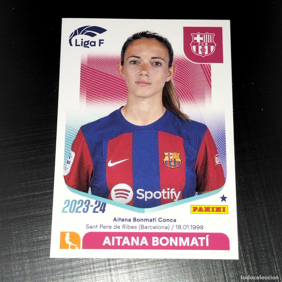 Cromos de f&uacute;tbol: N&ordm; 55 AITANA BONMATI FC BARCELONA CROMOS LIGA F FEMENINA PANINI 2023 2024 23 24