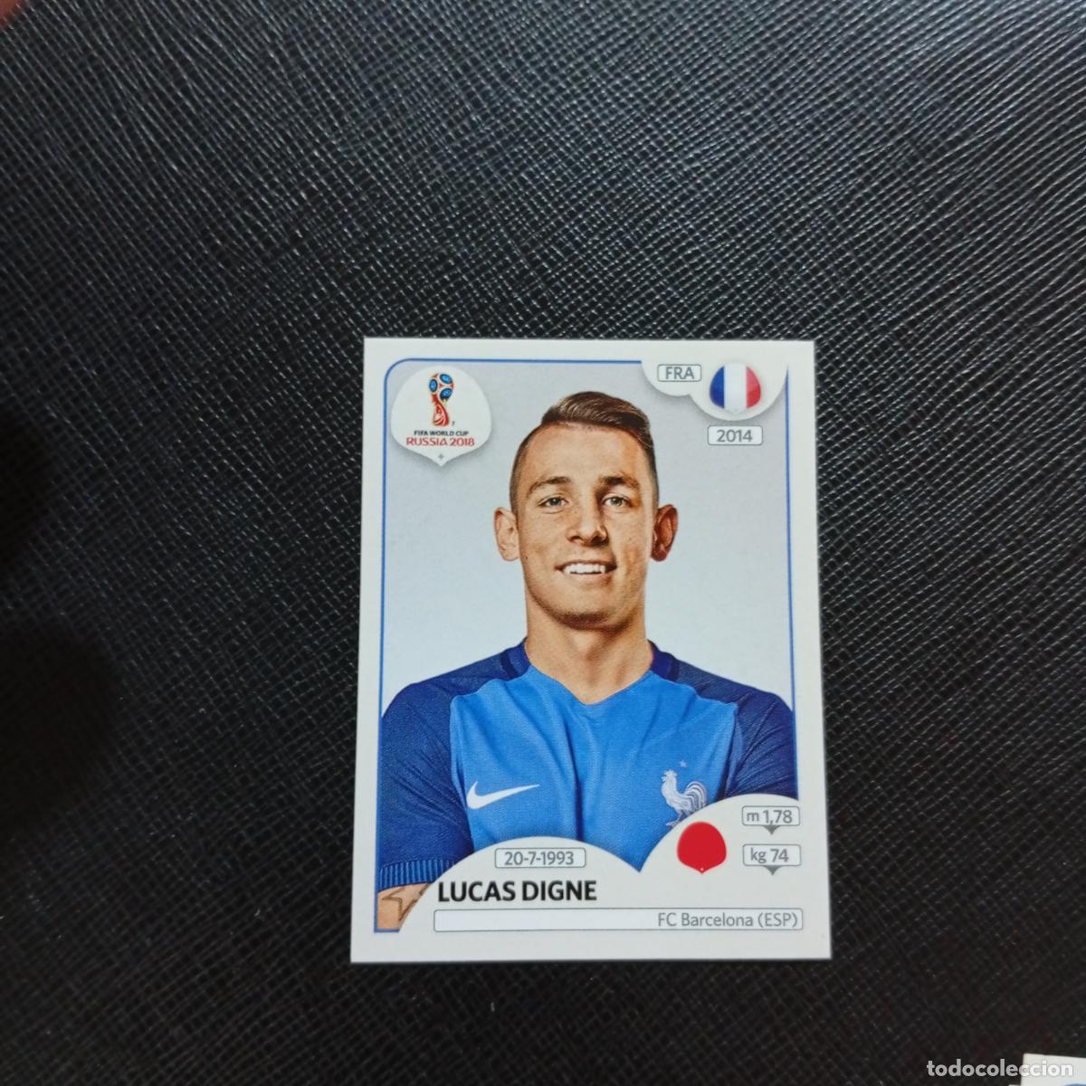 Cromos de f&uacute;tbol: 196 LUCAS DIGNE FRANCIA PANINI MUNDIAL RUSIA 2018 CROMO FUTBOL 18 - SIN PEGAR - CJ2