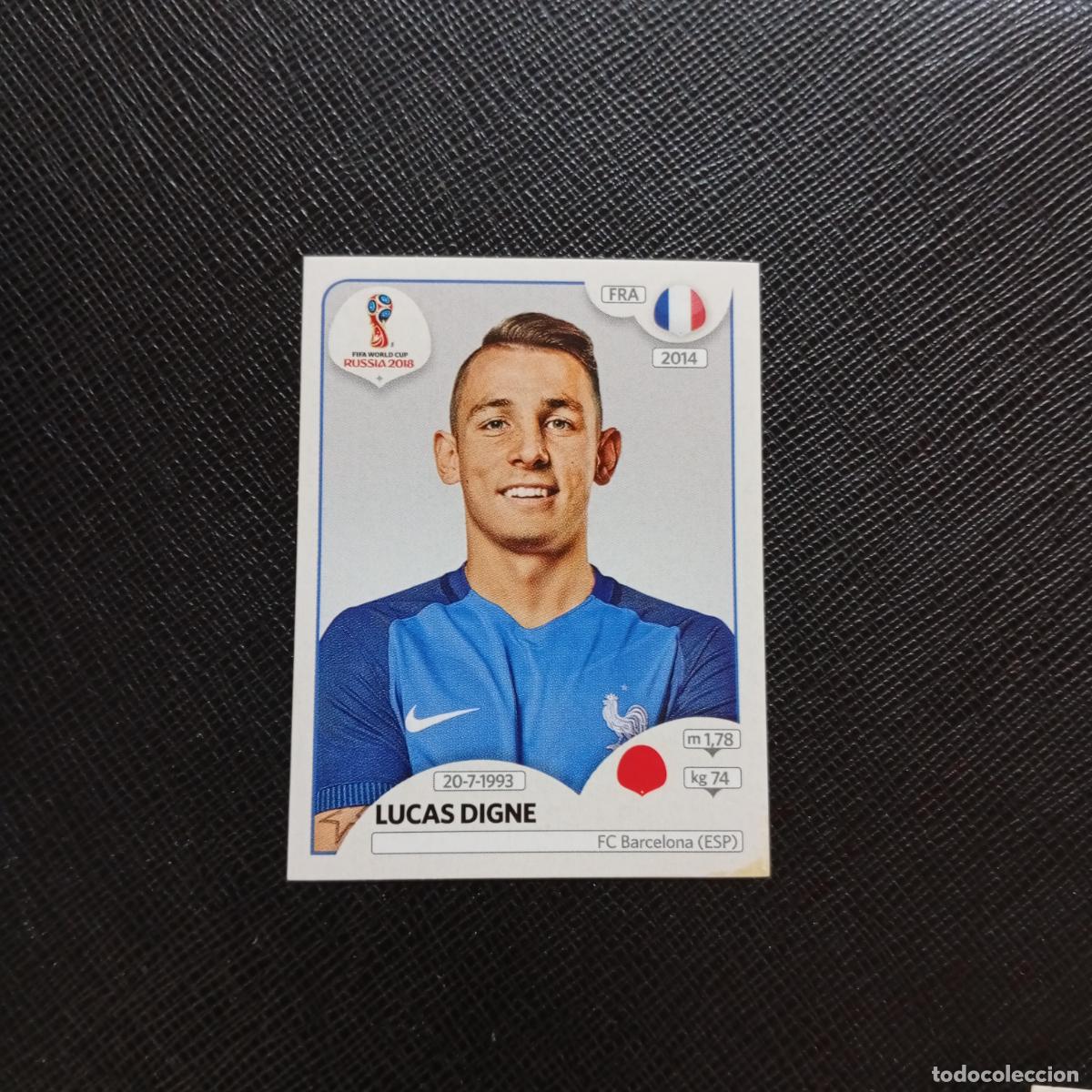 Cromos de f&uacute;tbol: 196 LUCAS DIGNE FRANCIA PANINI MUNDIAL RUSIA 2018 CROMO FUTBOL 18 - SIN PEGAR - CJ2