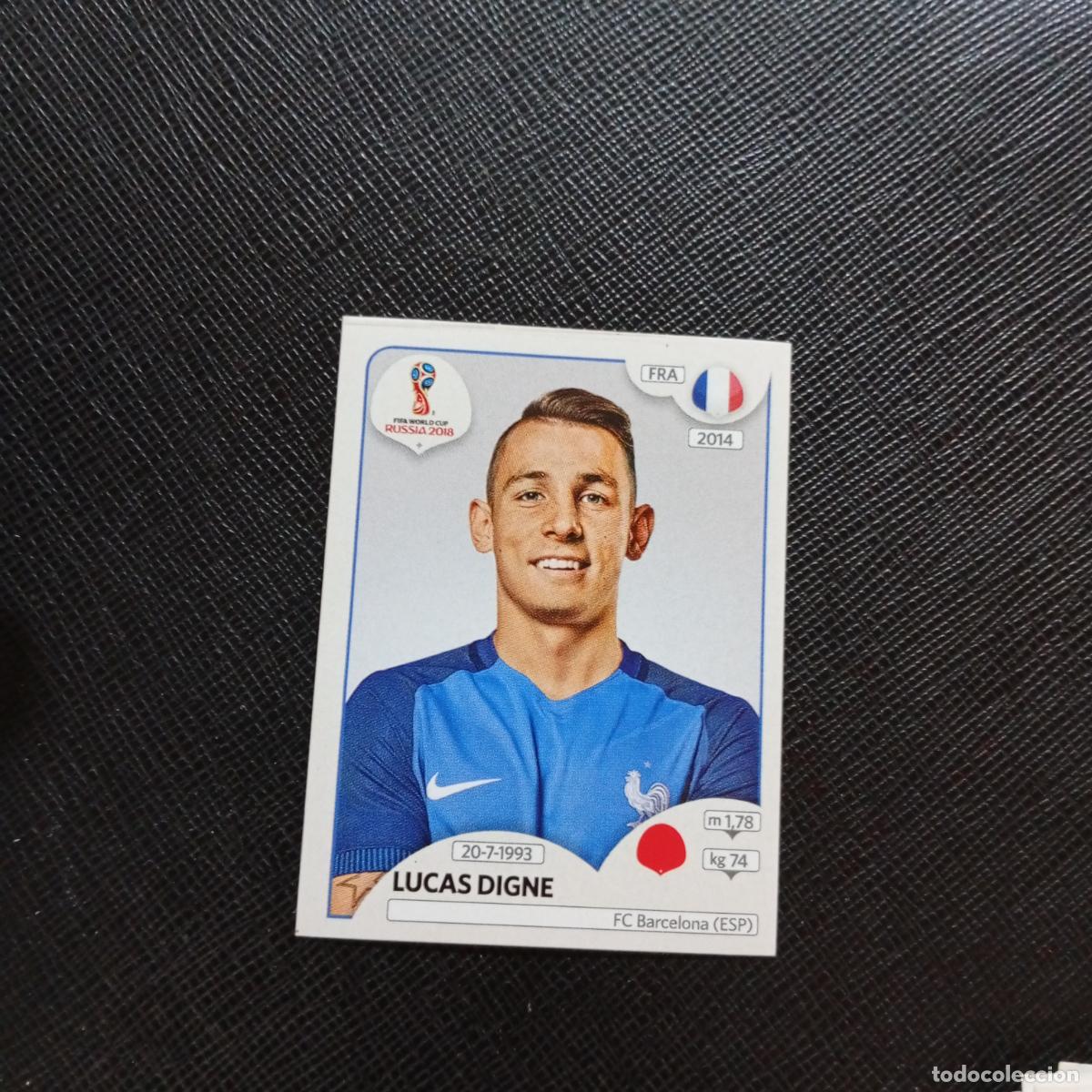 Cromos de f&uacute;tbol: 196 LUCAS DIGNE FRANCIA PANINI MUNDIAL RUSIA 2018 CROMO FUTBOL 18 - SIN PEGAR - CJ2 .
