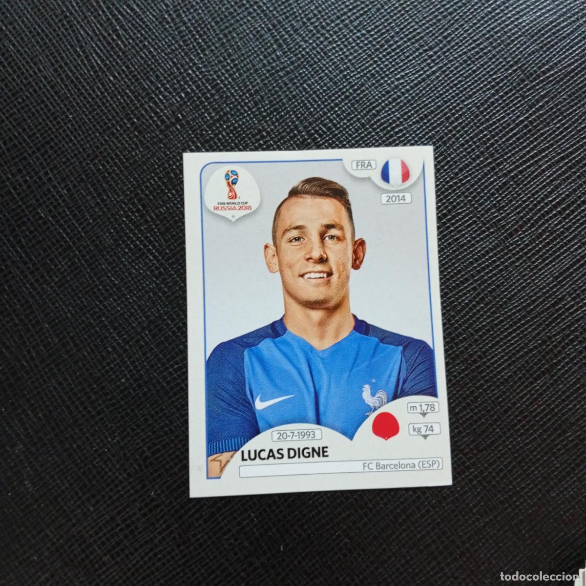 Cromos de f&uacute;tbol: 196 LUCAS DIGNE FRANCIA PANINI MUNDIAL RUSIA 2018 CROMO FUTBOL 18 - SIN PEGAR - CJ2 ..
