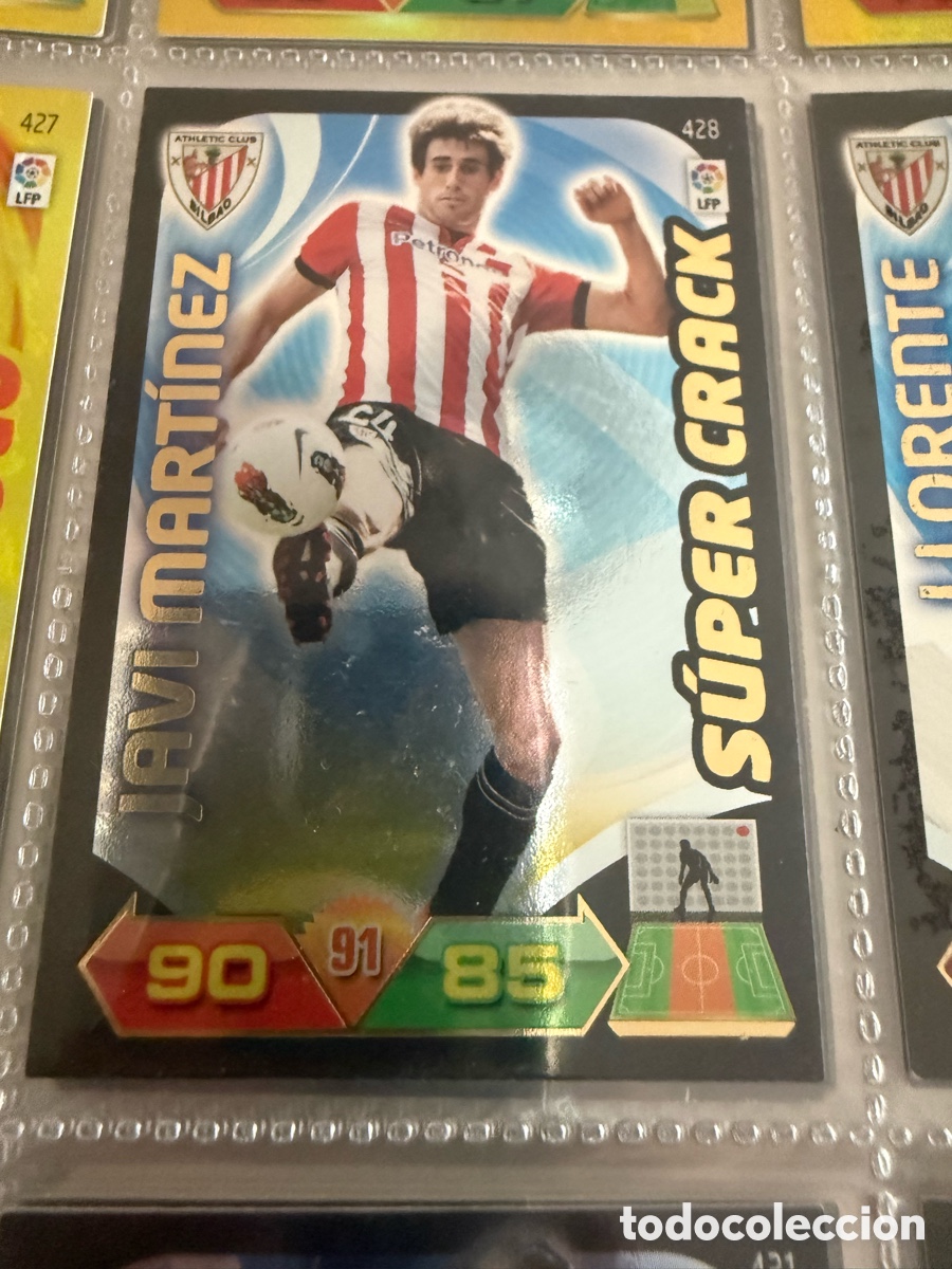 Cromos de f&uacute;tbol: ADRENALYN XL. 2011-12. JAVI MART&Iacute;NEZ. SUPER CRACK