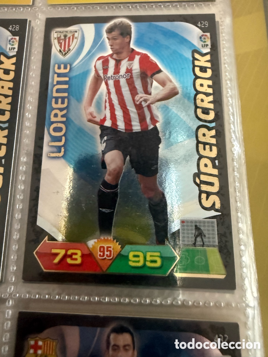 Cromos de f&uacute;tbol: ADRENALYN XL 2011-12. LLORENTE. SUPER CRACK