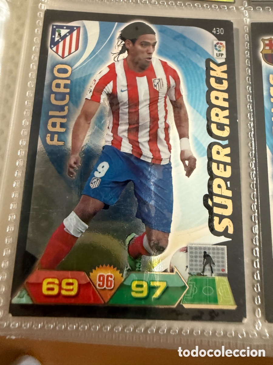 Cromos de f&uacute;tbol: ADRENALYN XL. 2011-12. FALCAO. SUPER CRACK