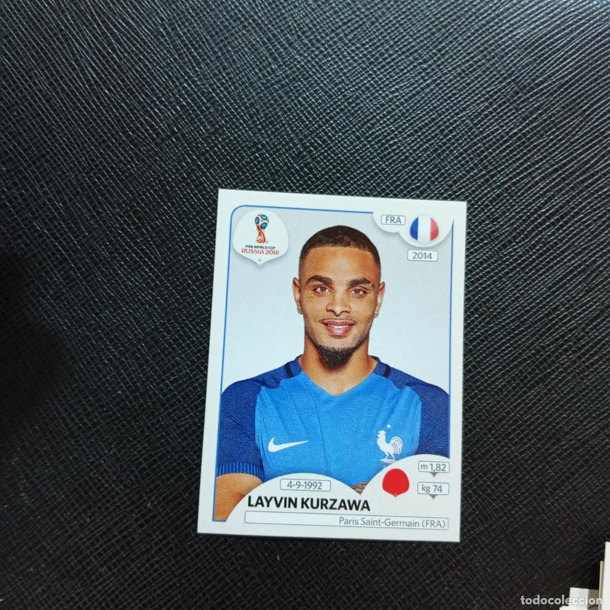 Cromos de f&uacute;tbol: 199 LAYVIN KURZAWA FRANCIA PANINI MUNDIAL RUSIA 2018 CROMO FUTBOL 18 - SIN PEGAR - CJ2 .