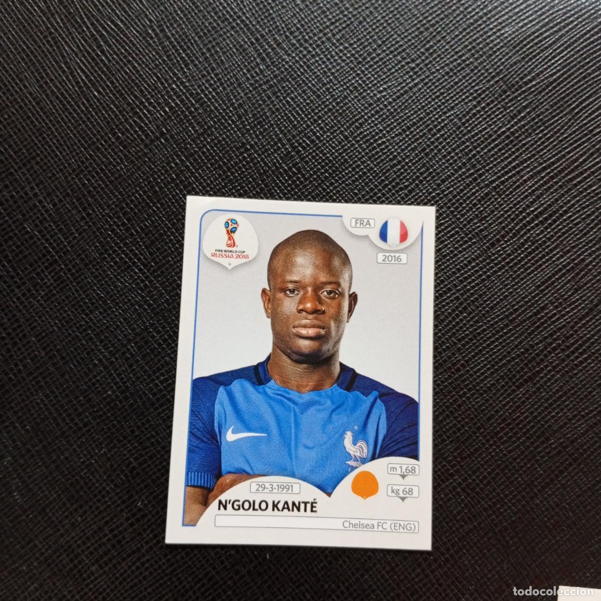Cromos de f&uacute;tbol: 202 KANTE FRANCIA PANINI MUNDIAL RUSIA 2018 CROMO FUTBOL 18 - SIN PEGAR - CJ2