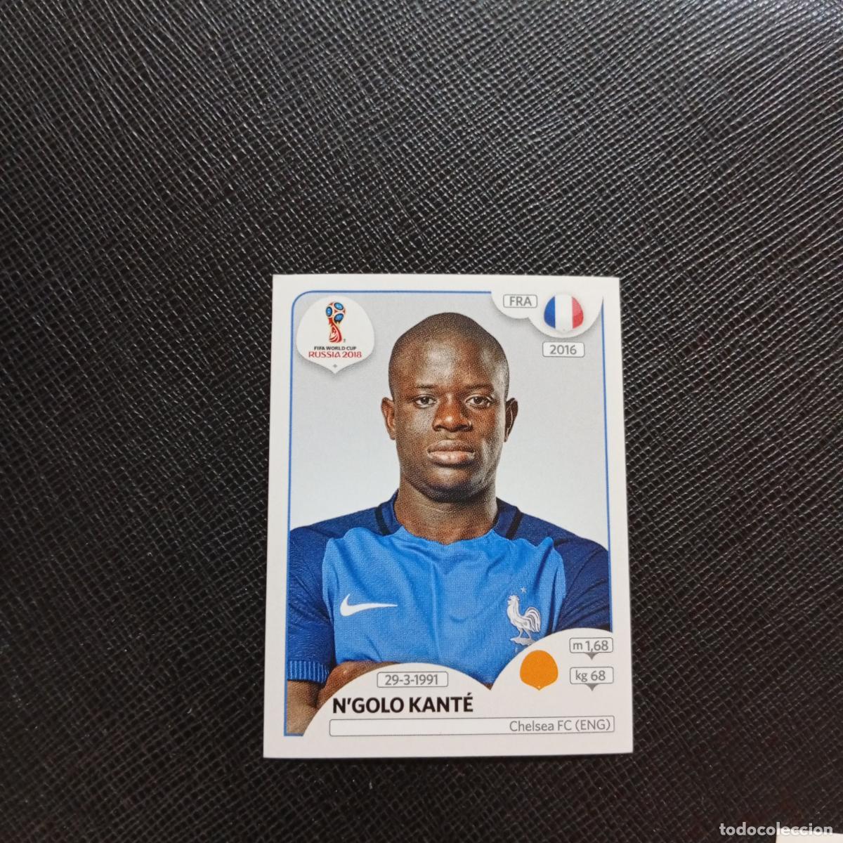 Cromos de f&uacute;tbol: 202 KANTE FRANCIA PANINI MUNDIAL RUSIA 2018 CROMO FUTBOL 18 - SIN PEGAR - CJ2