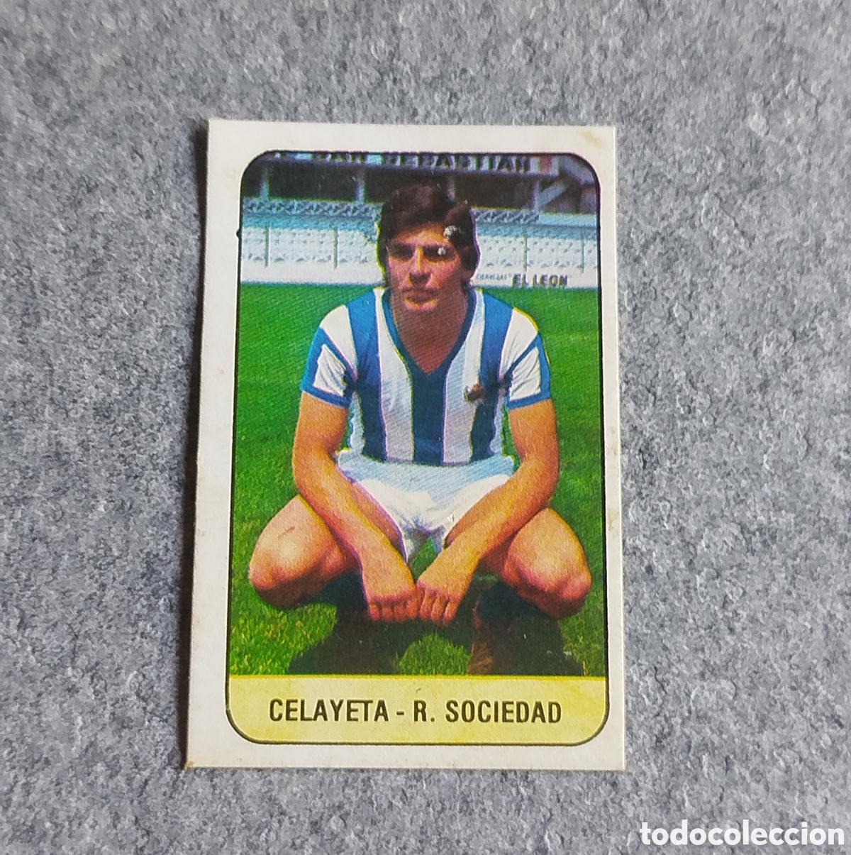 Figurine di Calcio: CELAYETA ULTIMOS FICHAJES N&deg; 20 REAL SOCIEDAD EDICIONES ESTE 78 79 1978 1979 CROMO DESPEGADO FICHAJE
