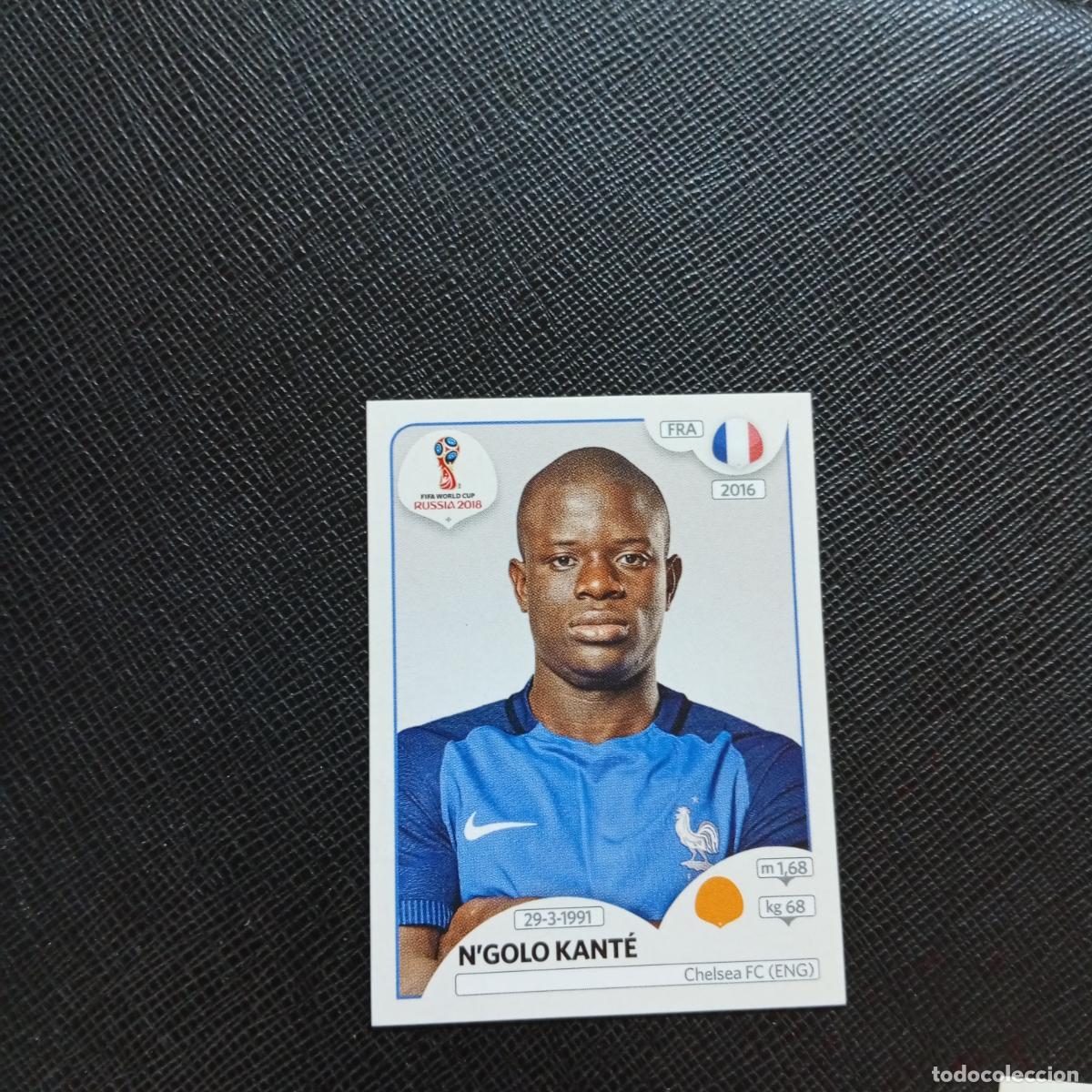 Cromos de f&uacute;tbol: 202 KANTE FRANCIA PANINI MUNDIAL RUSIA 2018 CROMO FUTBOL 18 - SIN PEGAR - CJ2 ..