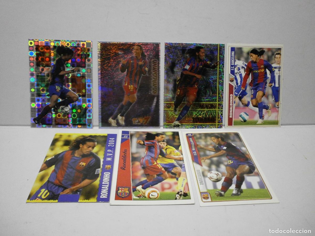 Cromos de f&uacute;tbol: lote de cromos ronaldinho 2004 05 06 07 08