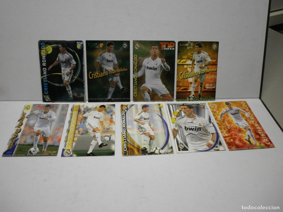 Cromos de f&uacute;tbol: lote de cromos cristiano ronaldo 2010 11 12 13
