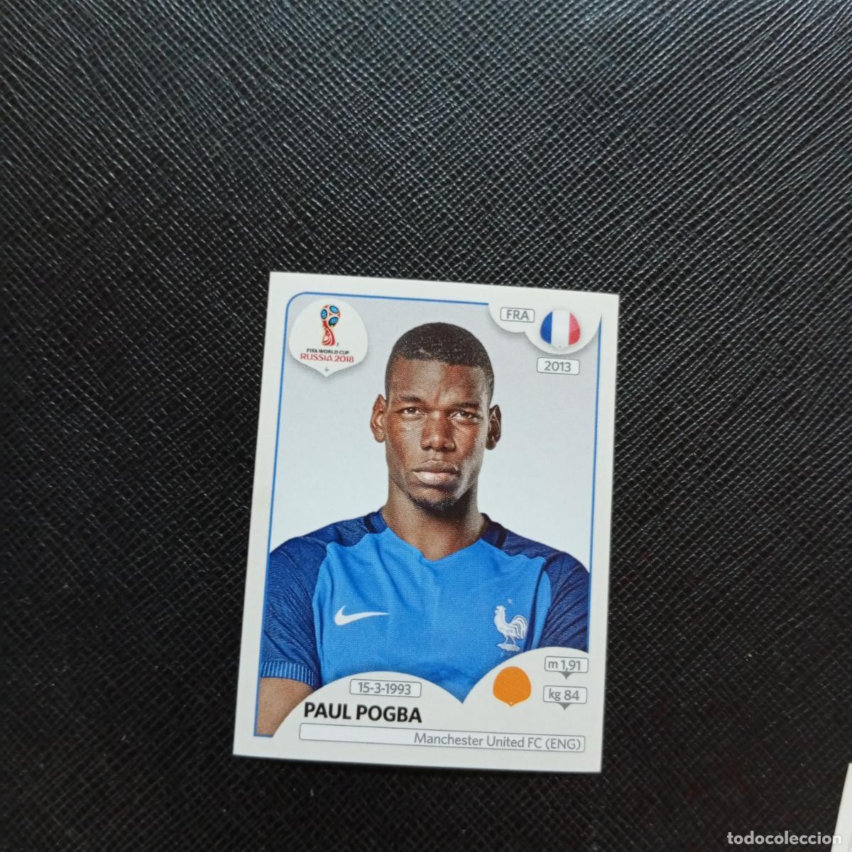 Cromos de f&uacute;tbol: 205 PAUL POGBA FRANCIA PANINI MUNDIAL RUSIA 2018 CROMO FUTBOL 18 - SIN PEGAR - CJ2