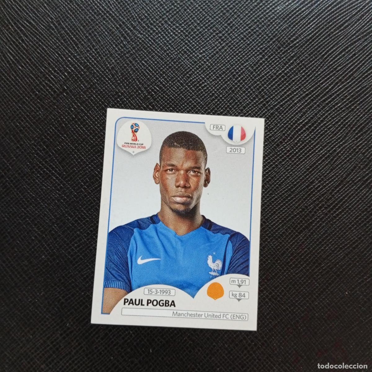 Cromos de f&uacute;tbol: 205 PAUL POGBA FRANCIA PANINI MUNDIAL RUSIA 2018 CROMO FUTBOL 18 - SIN PEGAR - CJ2 .