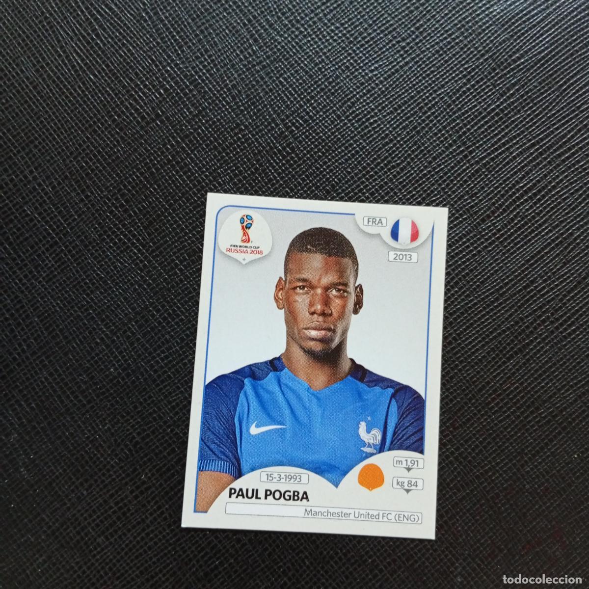 Cromos de f&uacute;tbol: 205 PAUL POGBA FRANCIA PANINI MUNDIAL RUSIA 2018 CROMO FUTBOL 18 - SIN PEGAR - CJ2 ..