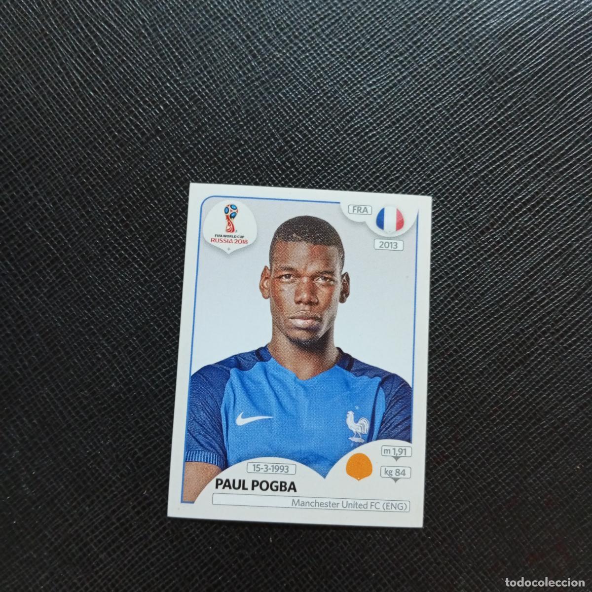 Cromos de f&uacute;tbol: 205 PAUL POGBA FRANCIA PANINI MUNDIAL RUSIA 2018 CROMO FUTBOL 18 - SIN PEGAR - CJ2 ..