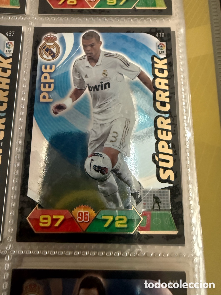 Cromos de f&uacute;tbol: ADRENALYN XL. 2011-12. PEPE. SUPER CRACK