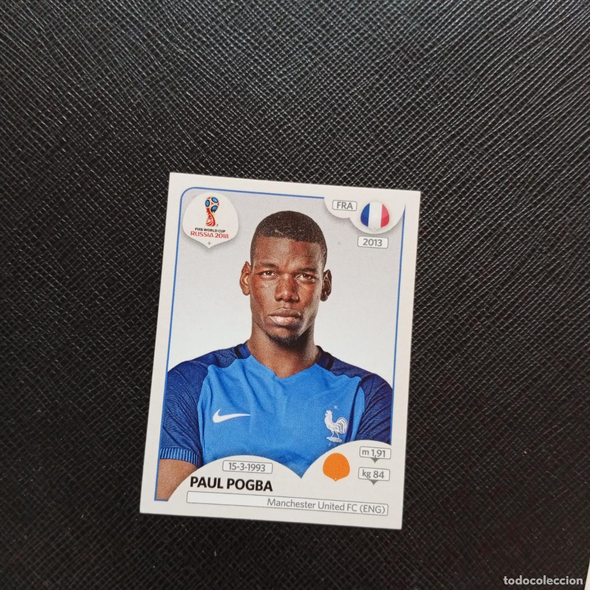 Cromos de f&uacute;tbol: 205 PAUL POGBA FRANCIA PANINI MUNDIAL RUSIA 2018 CROMO FUTBOL 18 - SIN PEGAR - CJ2 ...
