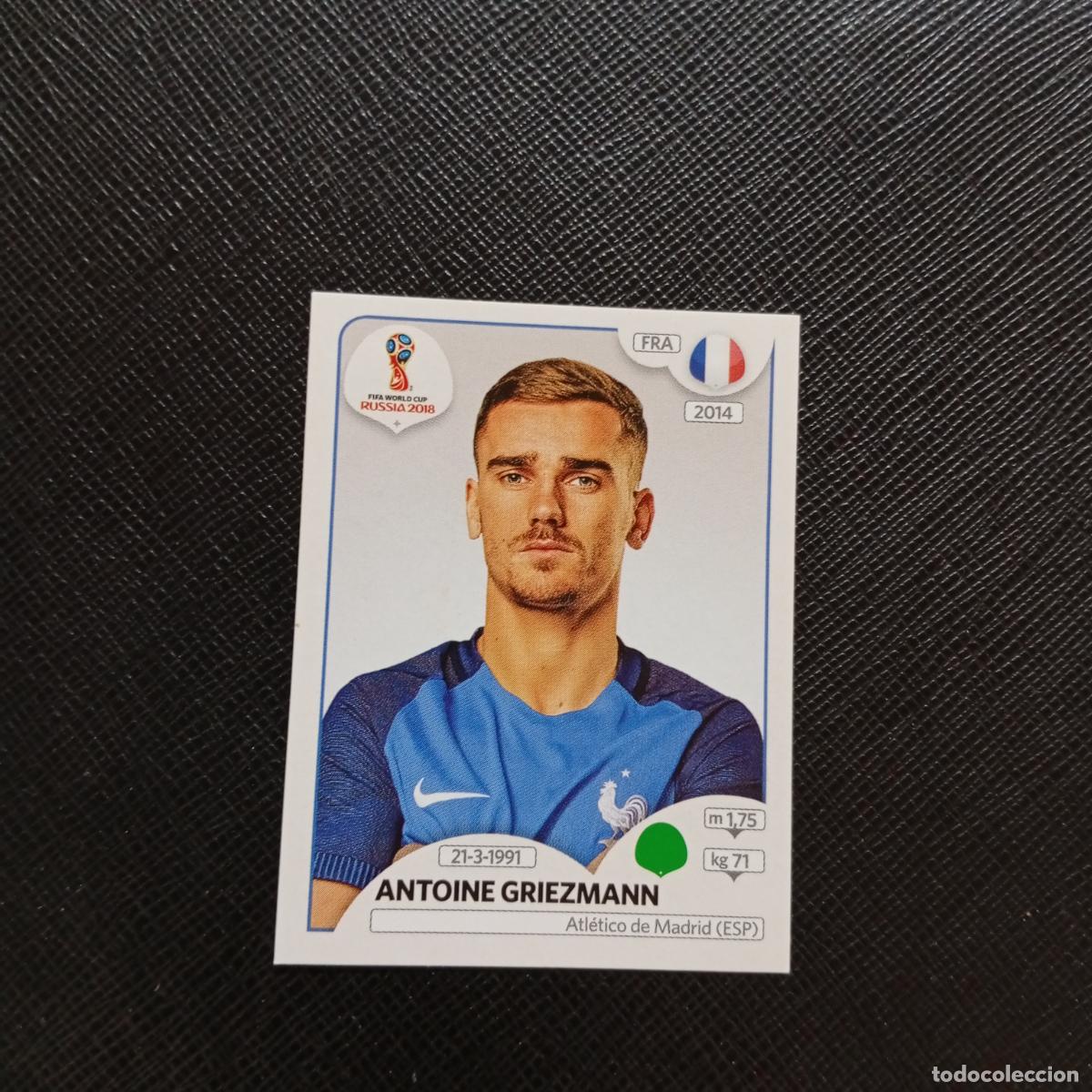 Cromos de f&uacute;tbol: 207 GRIEZMANN FRANCIA PANINI MUNDIAL RUSIA 2018 CROMO FUTBOL 18 - SIN PEGAR - A26 PG28