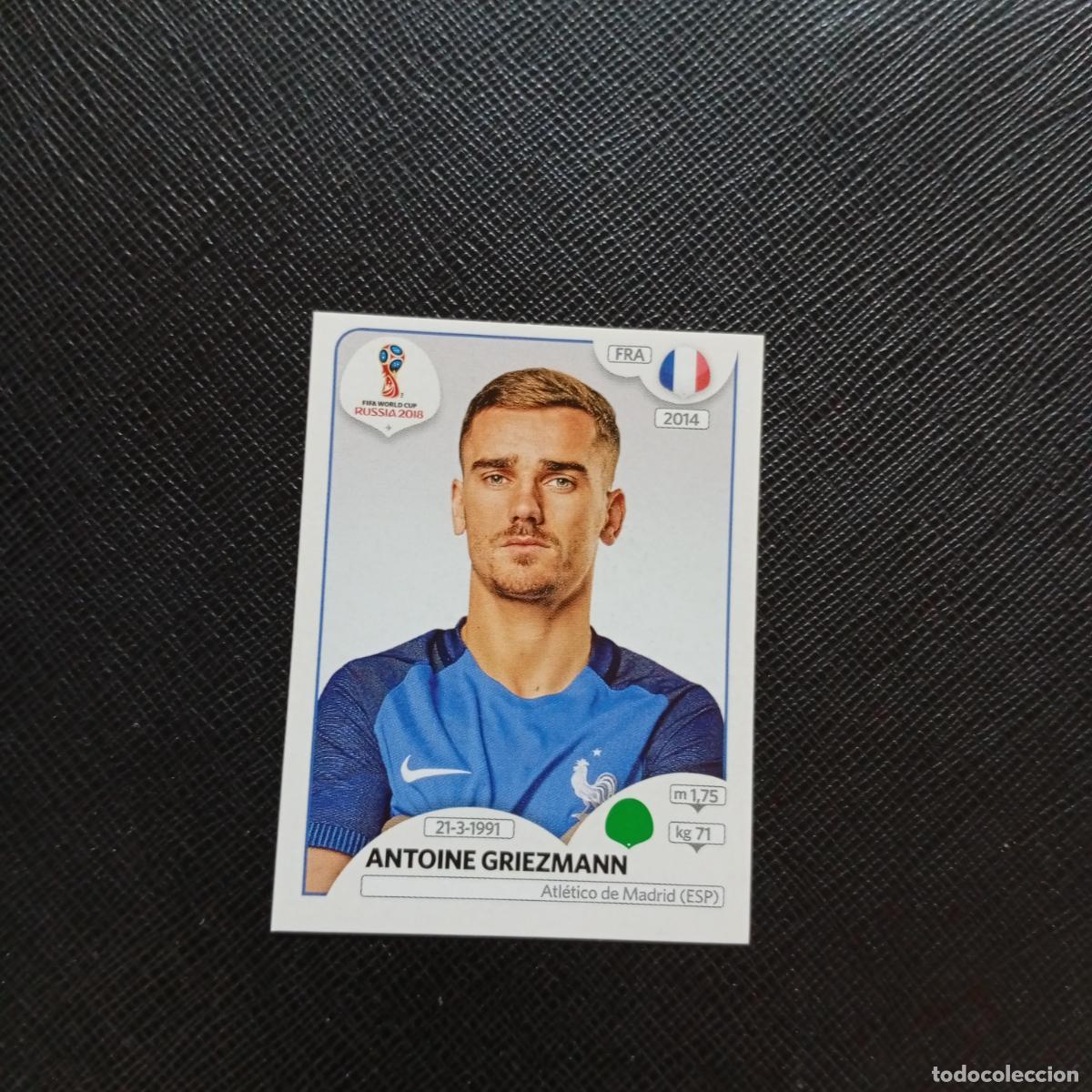 Cromos de f&uacute;tbol: 207 GRIEZMANN FRANCIA PANINI MUNDIAL RUSIA 2018 CROMO FUTBOL 18 - SIN PEGAR - A26 PG30