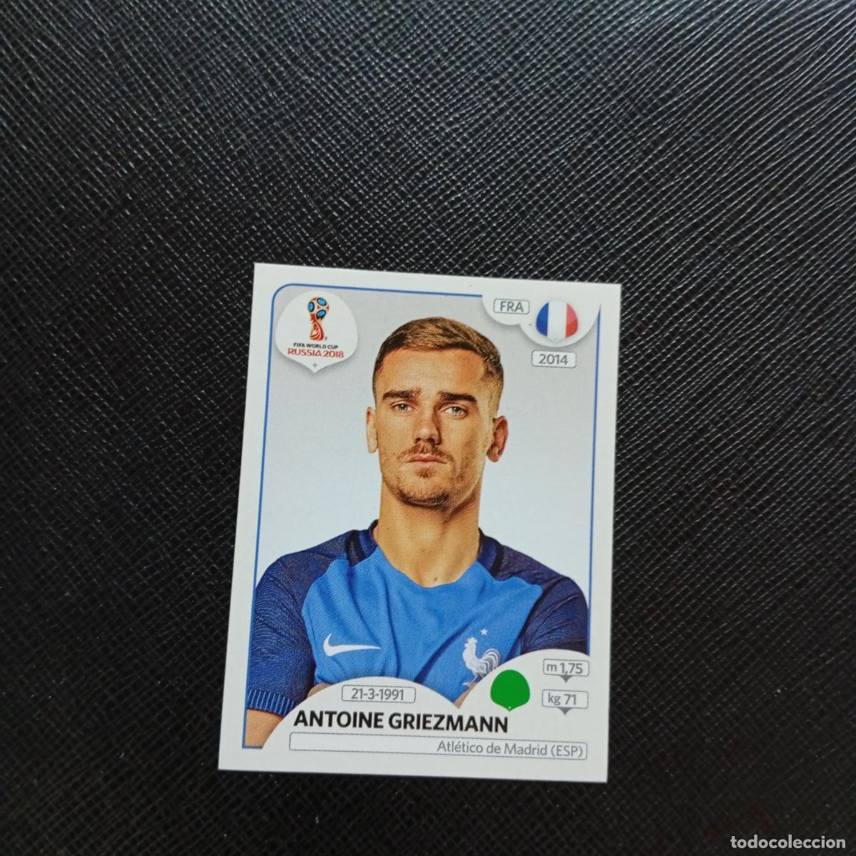 Football Stickers: 207 GRIEZMANN FRANCIA PANINI MUNDIAL RUSIA 2018 CROMO FUTBOL 18 - SIN PEGAR - A26 PG31