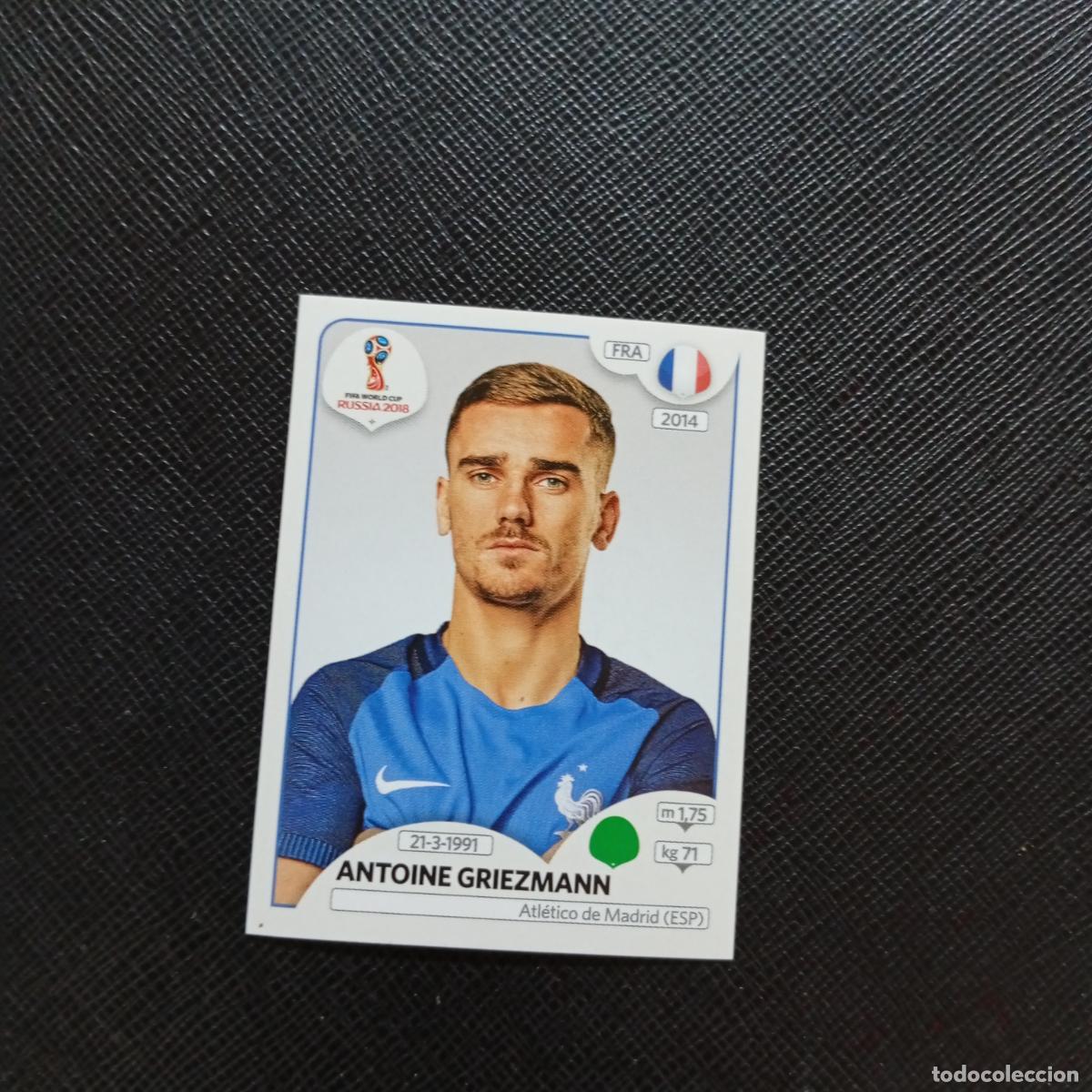 Football Stickers: 207 GRIEZMANN FRANCIA PANINI MUNDIAL RUSIA 2018 CROMO FUTBOL 18 - SIN PEGAR - A26 PG31 B