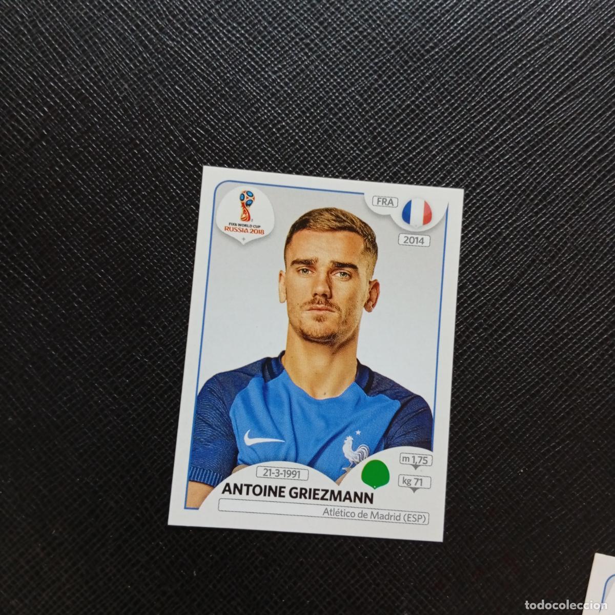 Football Stickers: 207 GRIEZMANN FRANCIA PANINI MUNDIAL RUSIA 2018 CROMO FUTBOL 18 - SIN PEGAR - A26 PG32
