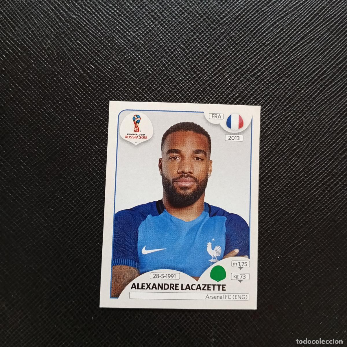 Cromos de f&uacute;tbol: 208 LACAZETTE FRANCIA PANINI MUNDIAL RUSIA 2018 CROMO FUTBOL 18 - SIN PEGAR - CJ2