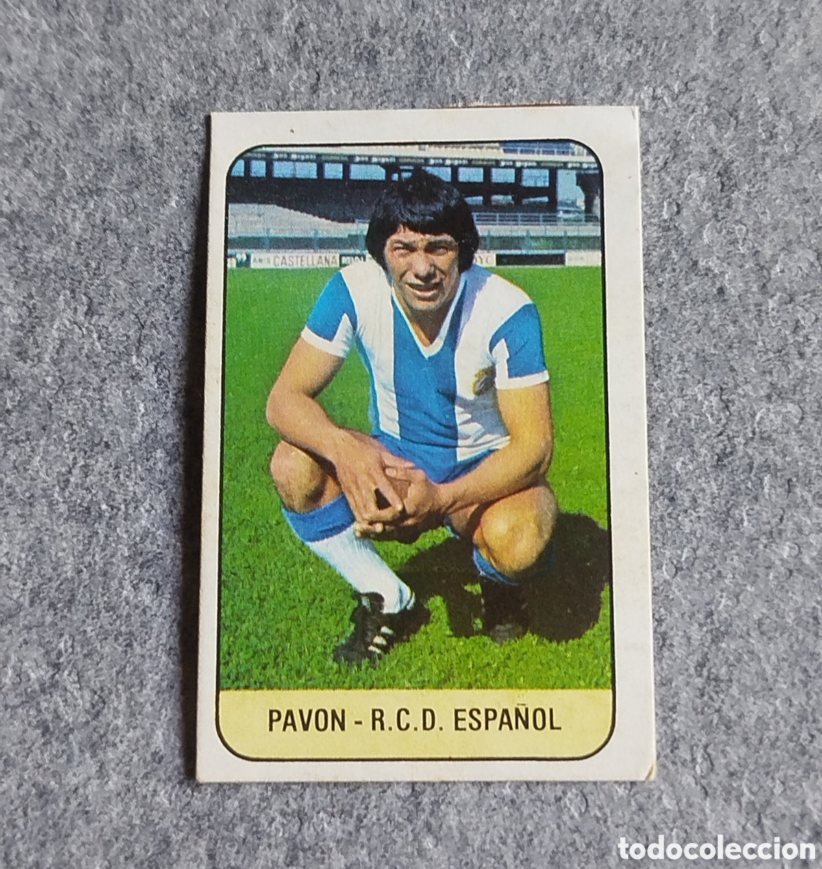 Cromos de f&uacute;tbol: PAV&Oacute;N ULTIMOS FICHAJES N&deg; 12 ESPA&Ntilde;OL EDICIONES ESTE 78 79 1978 1979 CROMO DESPEGADO FICHAJE