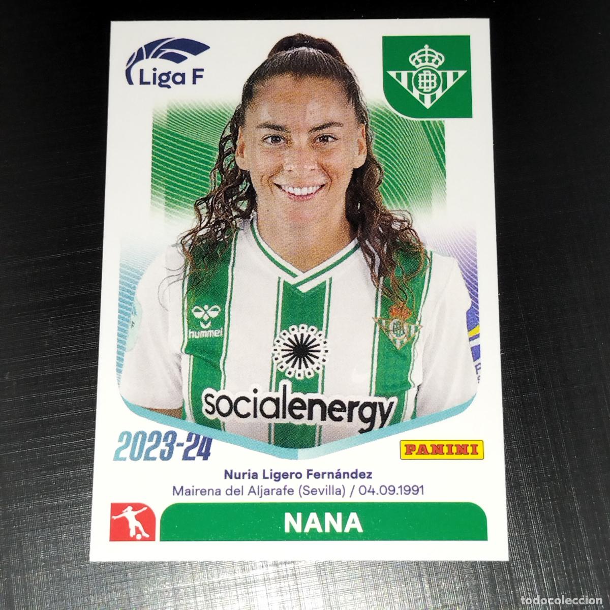 Cromos de f&uacute;tbol: N&ordm; 66 NANA BETIS F&Eacute;MINAS CROMOS LIGA F FEMENINA PANINI 2023 2024 23 24