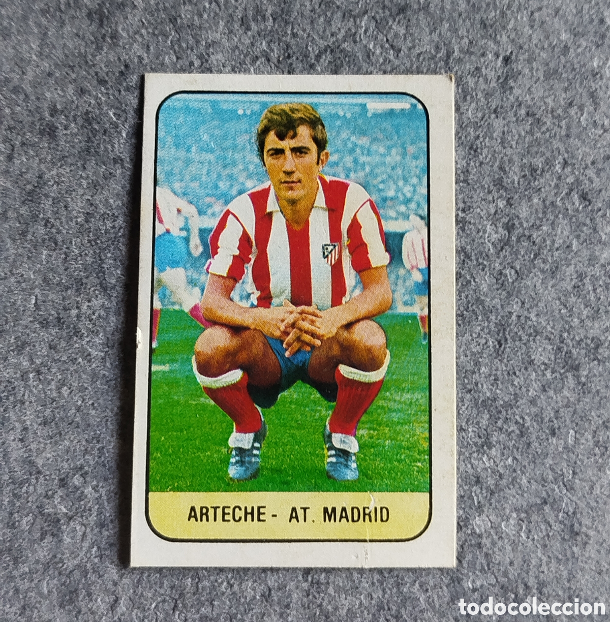 Figurine di Calcio: ARTECHE ULTIMOS FICHAJES N&deg; 6 ATL&Eacute;TICO MADRID EDICIONES ESTE 78 79 1978 1979 CROMO DESPEGADO FICHAJE