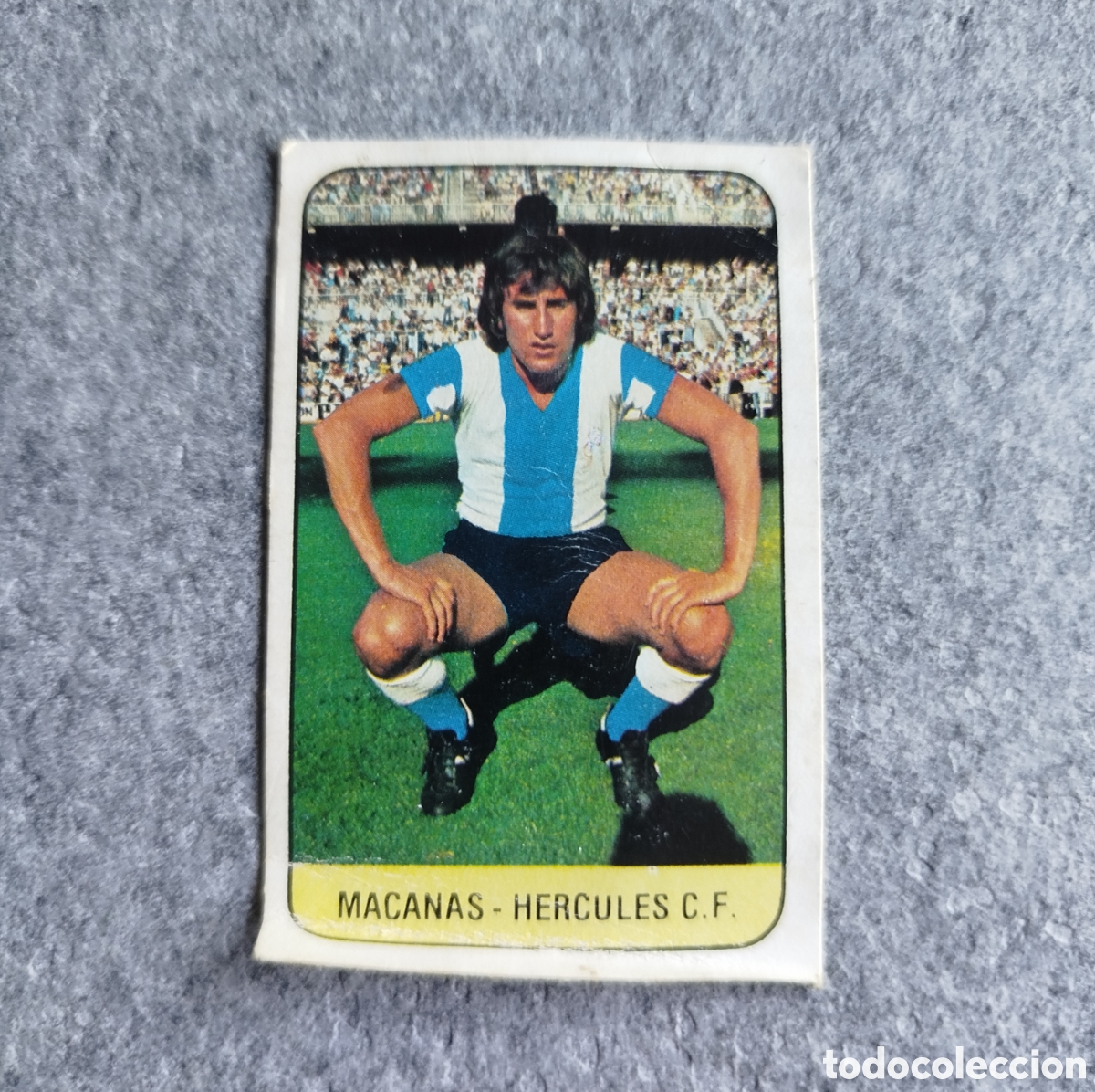 Football Stickers: MACANAS ULTIMOS FICHAJES N&deg; 3 H&Eacute;RCULES EDICIONES ESTE 78 79 1978 1979 CROMO DESPEGADO FICHAJE