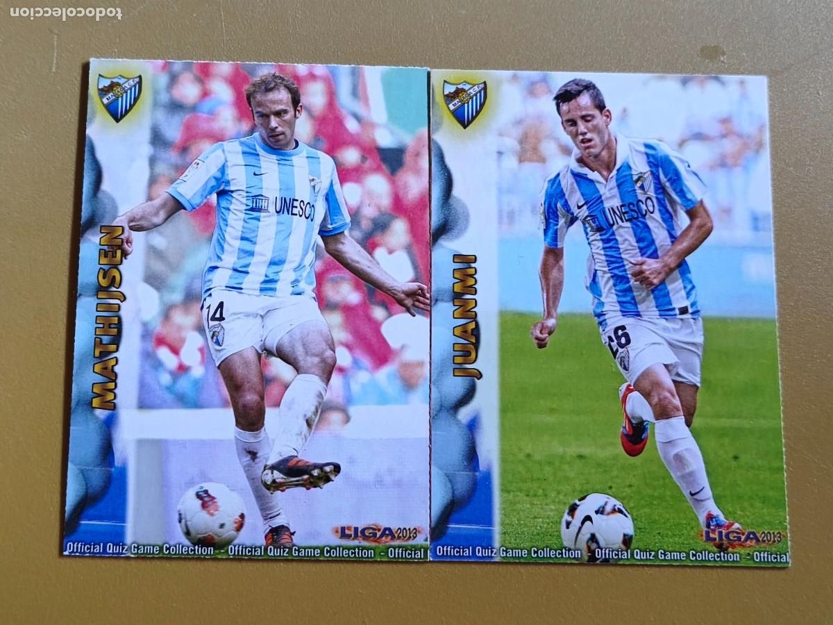 Cromos de f&uacute;tbol: juanmi mathijsen, liga 2013 mismo numero