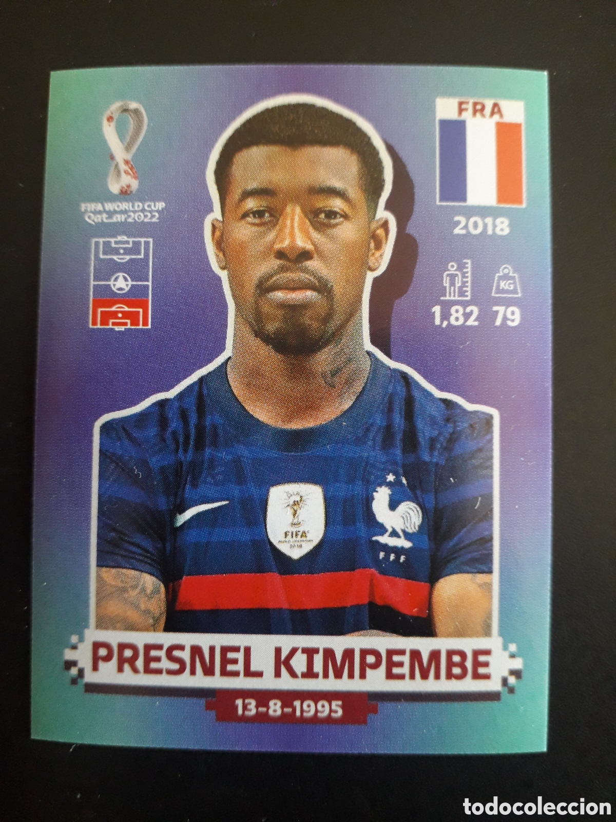 Cromos de f&uacute;tbol: PRESNEL KIMPEMBE FRANCIA N&deg; 7 COPA MUNDIAL DE F&Uacute;TBOL QATAR 2022 22 PANINI SIN PEGAR PEDIDO M&Iacute;NIMO 3&euro;