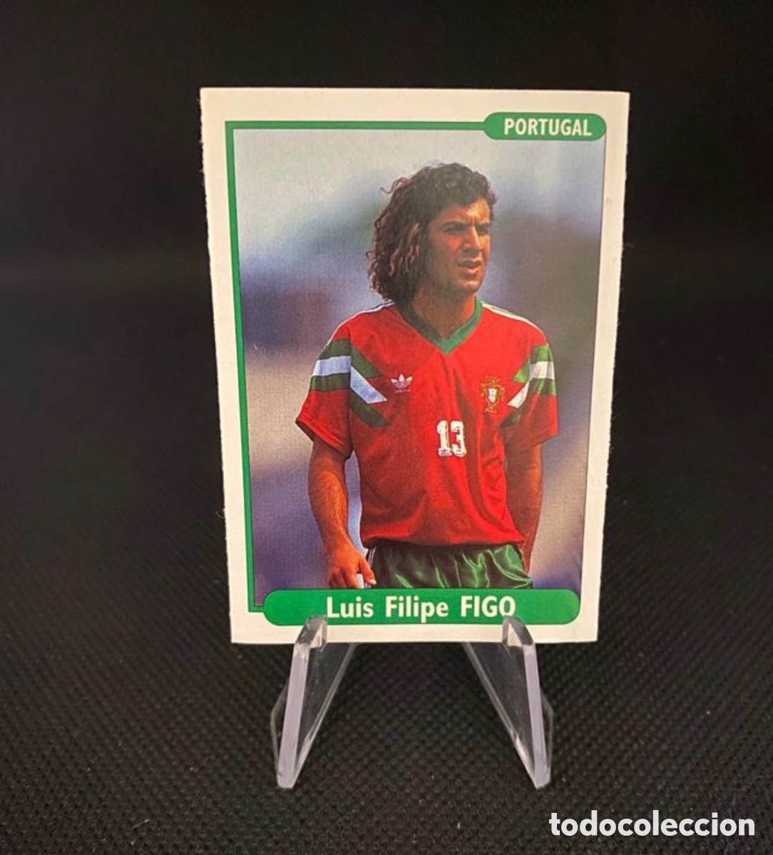 Figurine di Calcio: 266 Figo Portugal Euro 96 1996 DS eurofoot nuevo nunca pegado