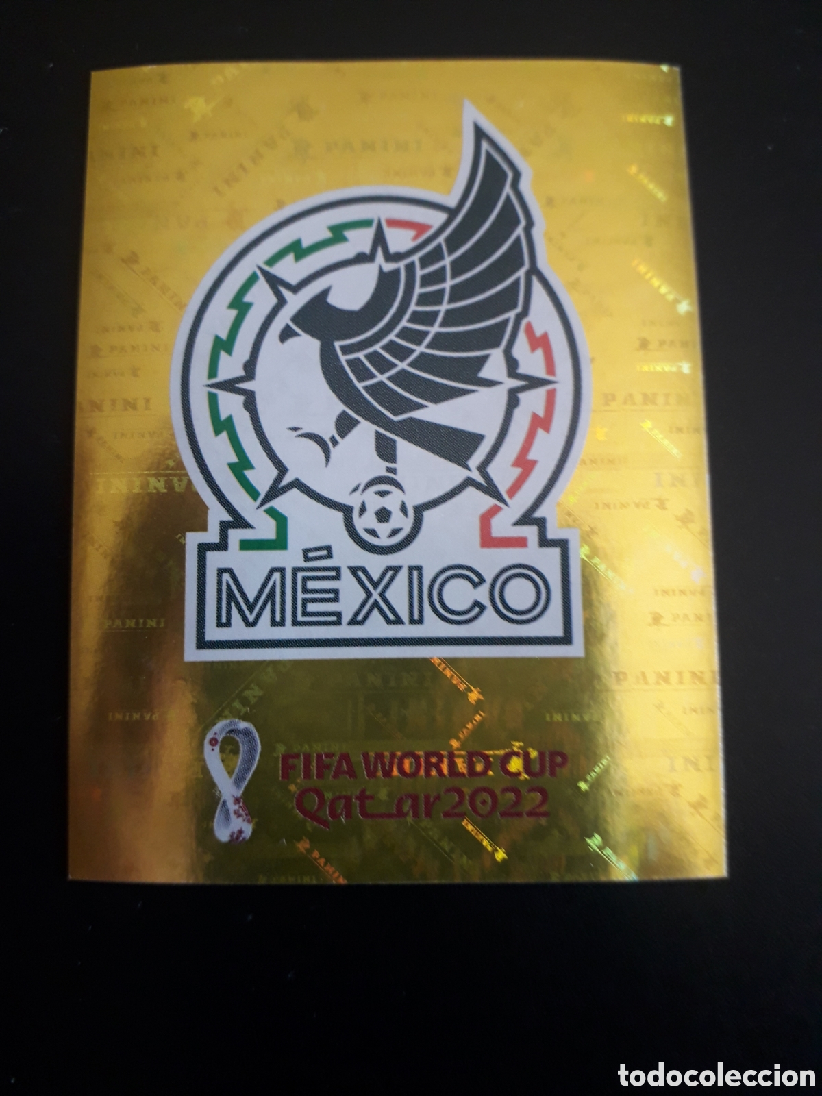 Figurine di Calcio: ESCUDO M&Eacute;XICO N&deg; 2 COPA MUNDIAL DE F&Uacute;TBOL QATAR 2022 22 PANINI SIN PEGAR PEDIDO M&Iacute;NIMO 3&euro;