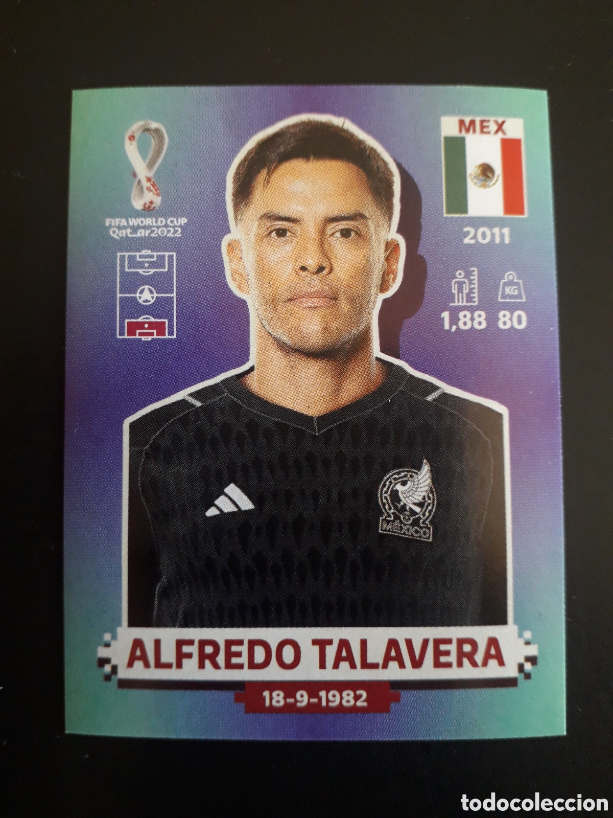 Cromos de f&uacute;tbol: ALFREDO TALAVERA M&Eacute;XICO N&deg; 4 COPA MUNDIAL DE F&Uacute;TBOL QATAR 2022 22 PANINI SIN PEGAR PEDIDO M&Iacute;NIMO 3&euro;.