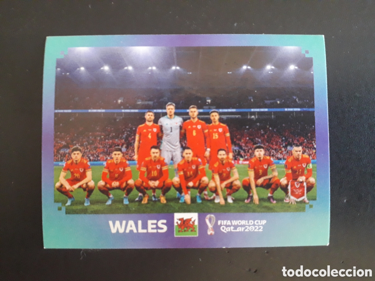 Cromos de f&uacute;tbol: EQUIPO GALES N&deg; 1 COPA MUNDIAL DE F&Uacute;TBOL QATAR 2022 22 PANINI SIN PEGAR PEDIDO M&Iacute;NIMO 3&euro;
