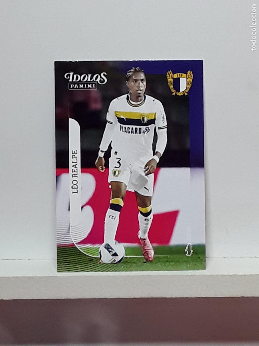 Cromos de f&uacute;tbol: PORTUGUES 2025 2026 IDOLOS 25 26 CROMO PANINI FUTEBOL N 85 FAMALICAO LEO JAVIER REALPE MONTA&Ntilde;O