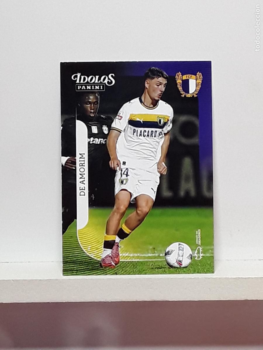 Cromos de f&uacute;tbol: PORTUGUES 2025 2026 IDOLOS 25 26 CROMO PANINI FUTEBOL N 87 FAMALICAO MATHIAS DE AMORIM