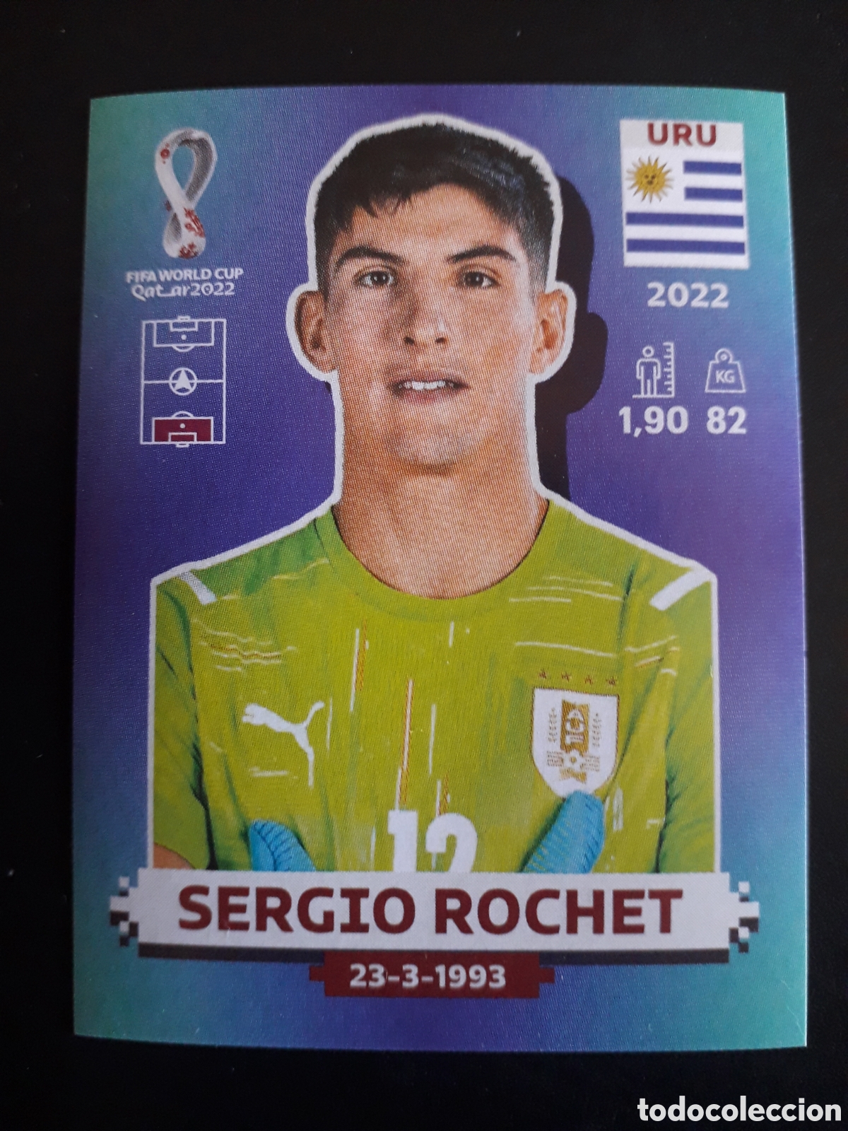 Football Stickers: SERGIO ROCHET URUGUAY N&deg; 4 COPA MUNDIAL DE F&Uacute;TBOL QATAR 2022 22 PANINI SIN PEGAR PEDIDO M&Iacute;NIMO 3&euro;