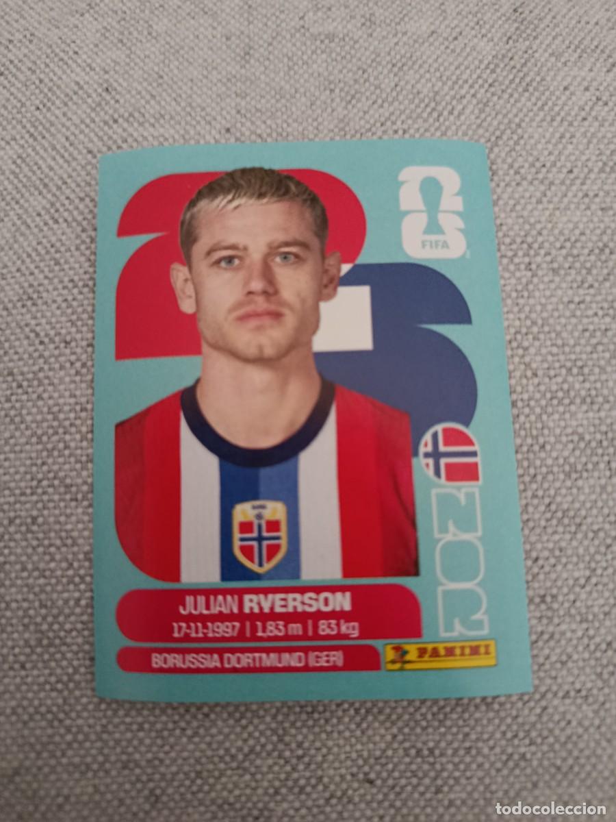 Football Stickers: Mundial Estados Unidos-Mexico-Canad&aacute; 2026. 3- Ryerson. Noruega. Nunca pegado.
