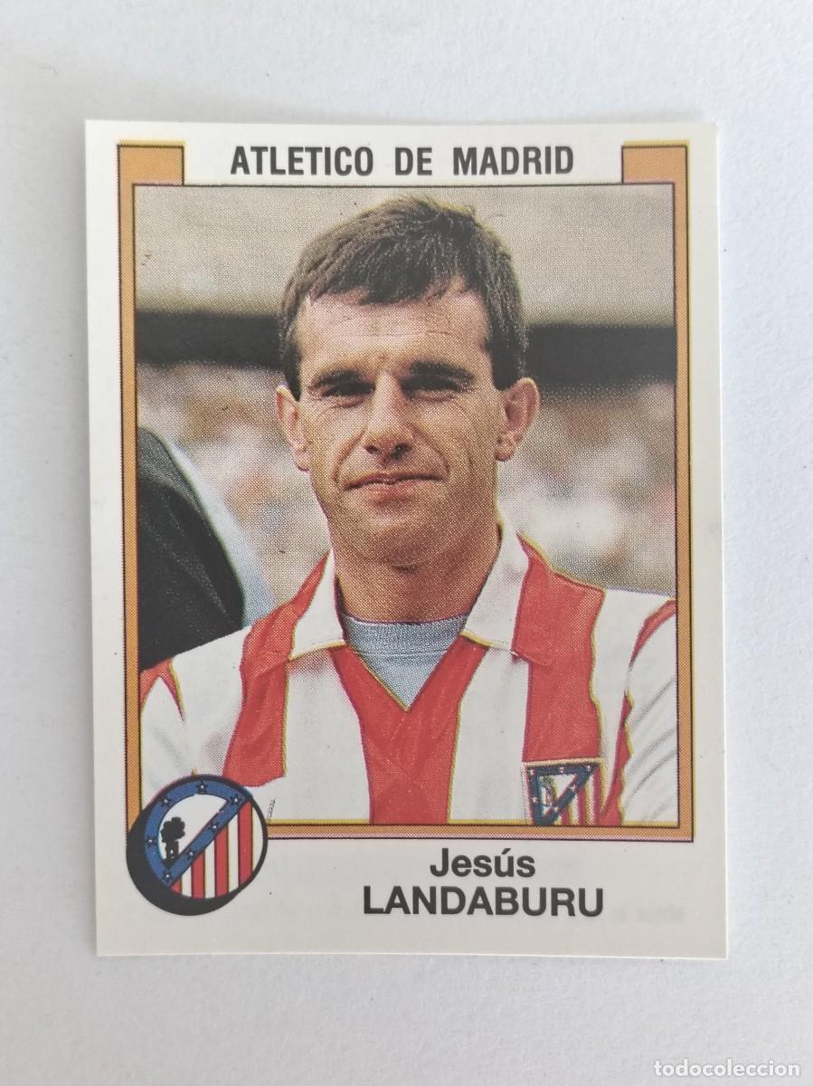 Cromos de f&uacute;tbol: #35 LANDABURU (ATLETICO DE MADRID) FUTBOL 88 PANINI