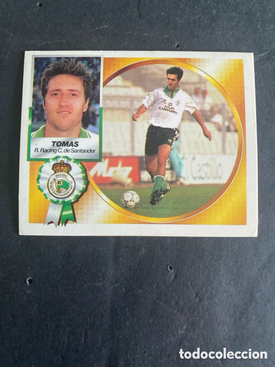 Fu&szlig;ball-Sticker: Cromo liga 94/95 Racing Santander Fichaje N*9 nunca pegado