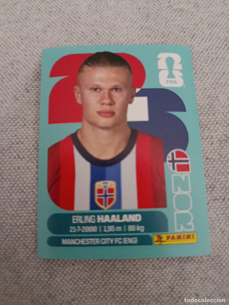 Cromos de f&uacute;tbol: Mundial Estados Unidos-Mexico-Canad&aacute; 2026. 15- Haaland. Noruega. Nunca pegado.